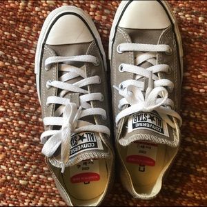Gray Low-top Converse